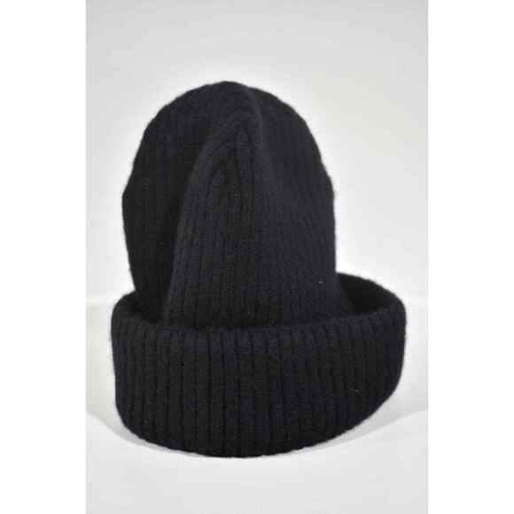 Chanel 22B Cashmere Black White Sequin CC Logo Beanie Winter Hat Cap Cloche main image 9